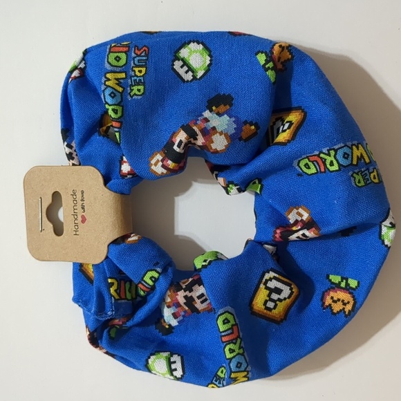 Scrunchies (3) Jack  hair Scrunchie Super Mario World - Picture 2 of 3